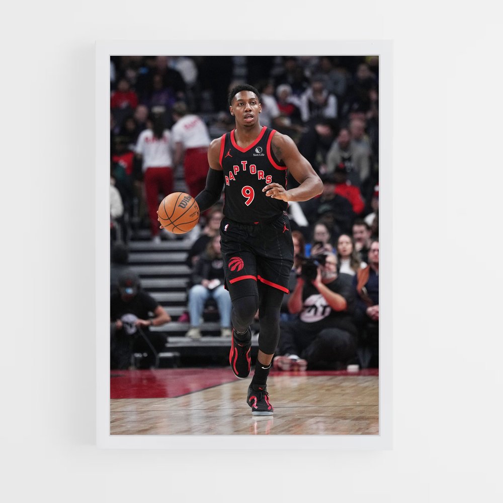 Poster barrett hommage – affiche Basketball (vue 3)
